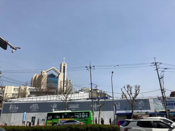 창작연극지원센터 건설현장  ⓒ 한성대성곽마을아카이빙
