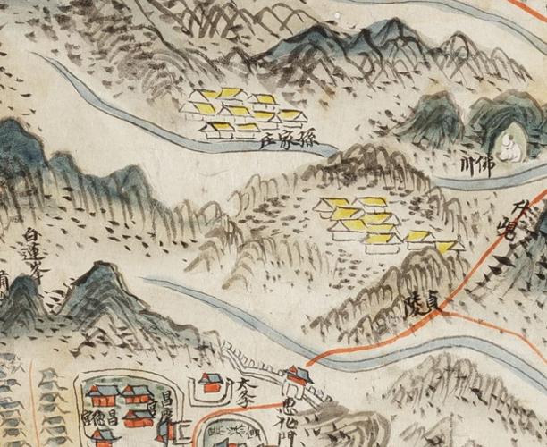 동국여도(東國輿圖) 중 도성도(都城圖) ⓒ서울대학교 규장각
