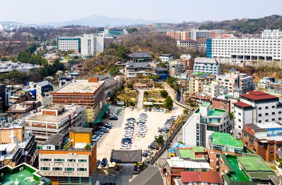 위에서 본 개운사 전경(1)