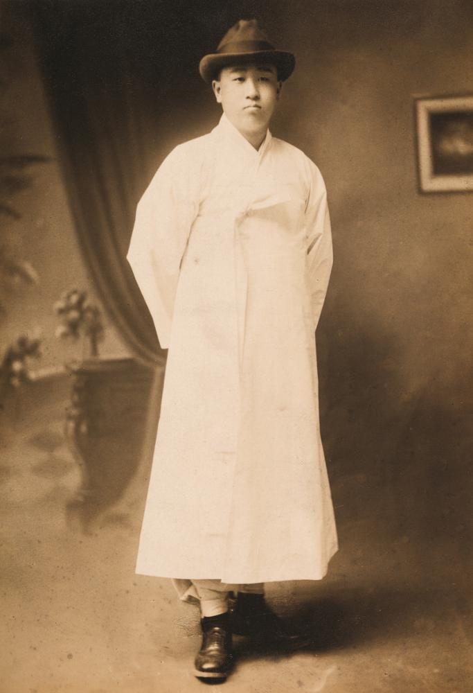 간송의 대학 재학 시절  방학 중(1928)