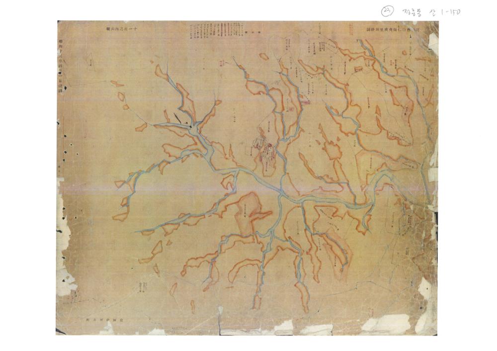 임야도 : 정릉동 산1-150 일대, 1938년