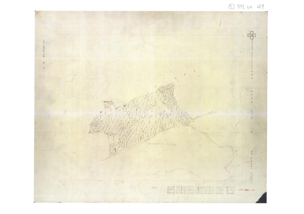 지적도 : 보문동6가, 1975년