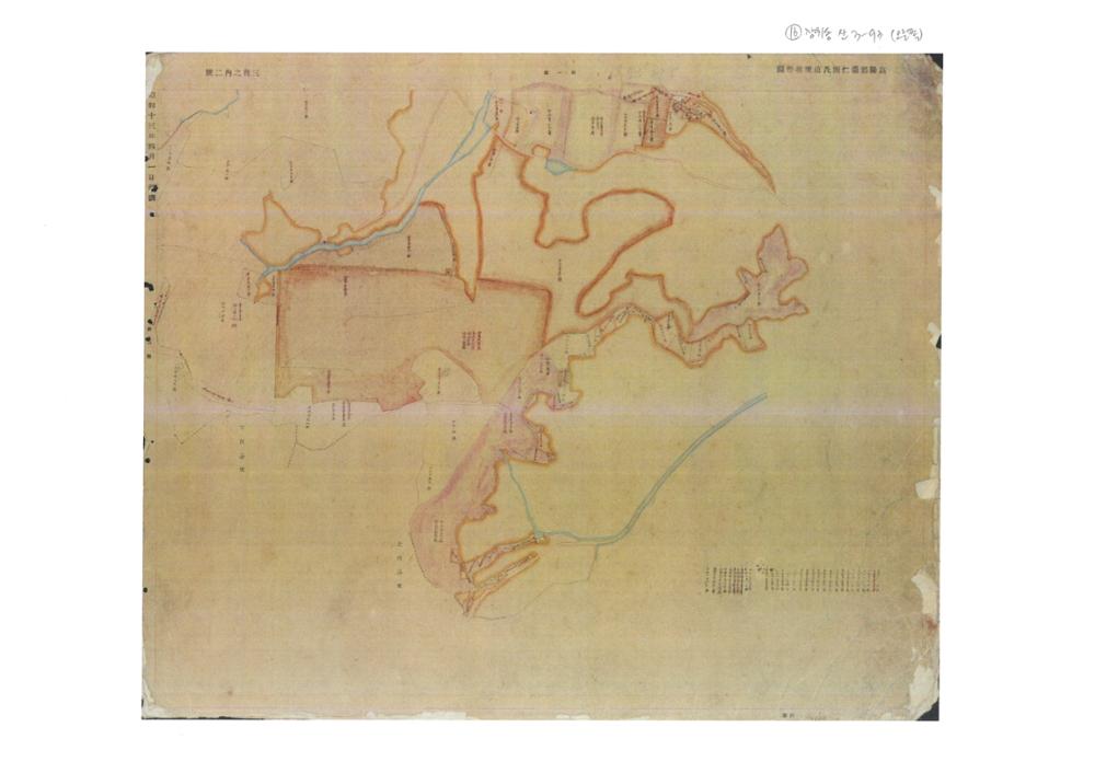 임야도 : 구 장위동 산3번지 일대, 1938년 (1)