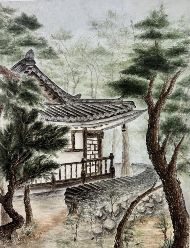 전지혜, <소나무 너머의 집>