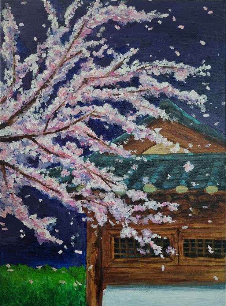 이수민,  <봄의 한옥>