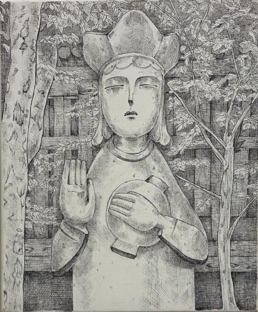 김현서, <석조관세음보살>