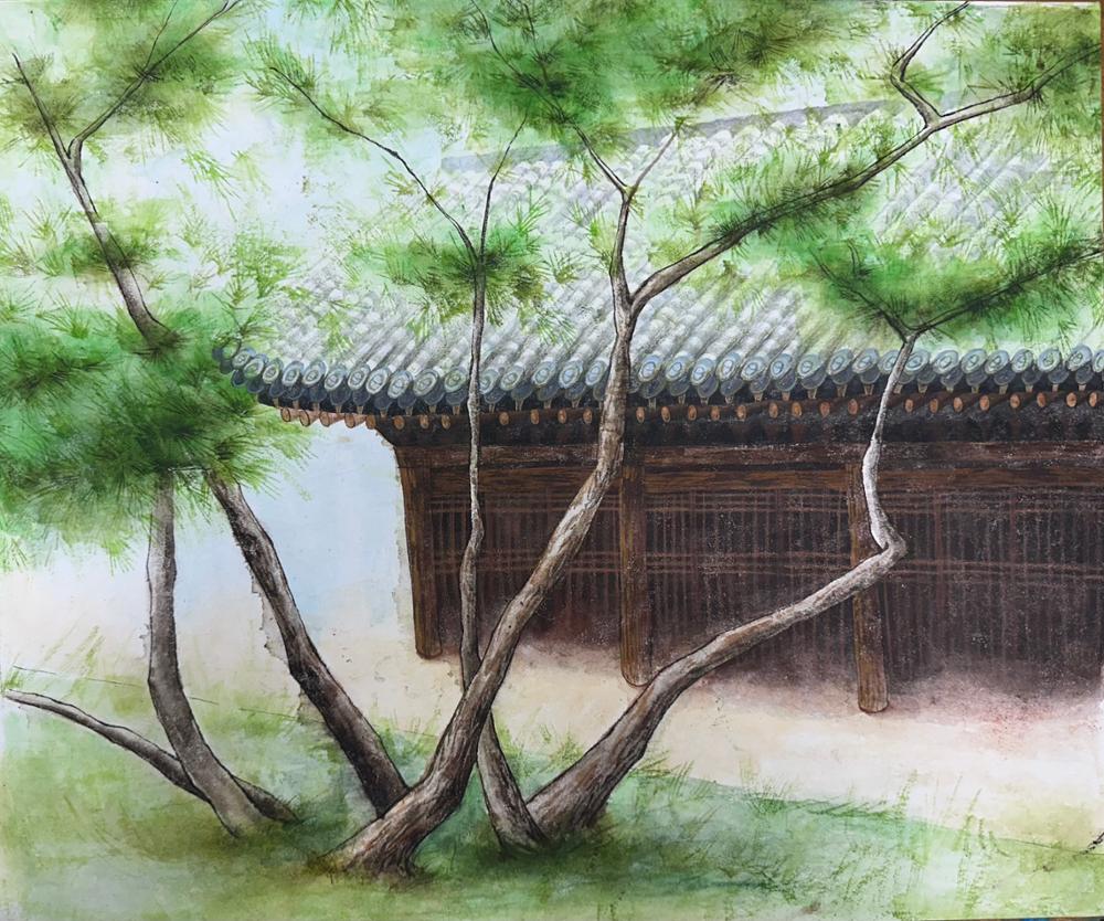 백소은, <소나무 너머>