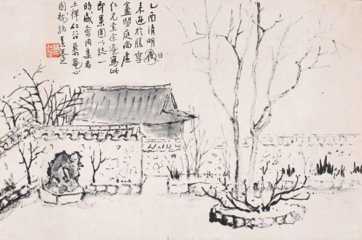 손재형, <승설암도>