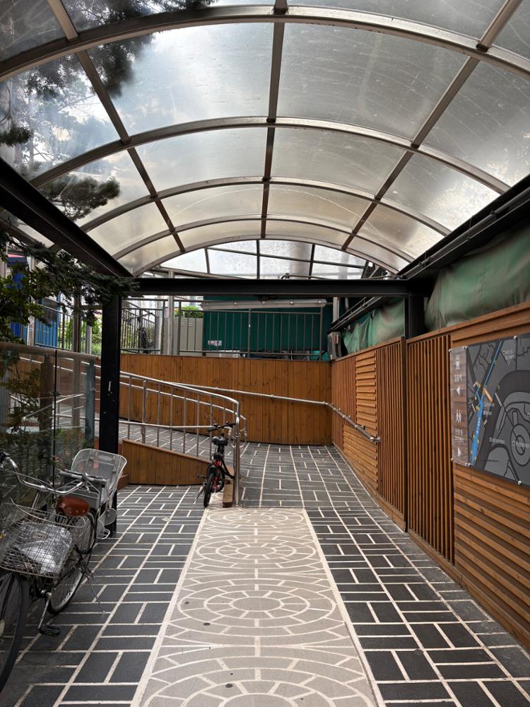 지하철 보행통로 길음역 방면