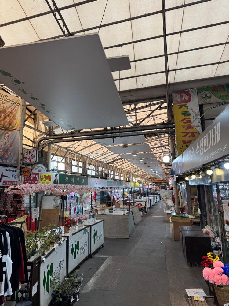 길음시장 내부