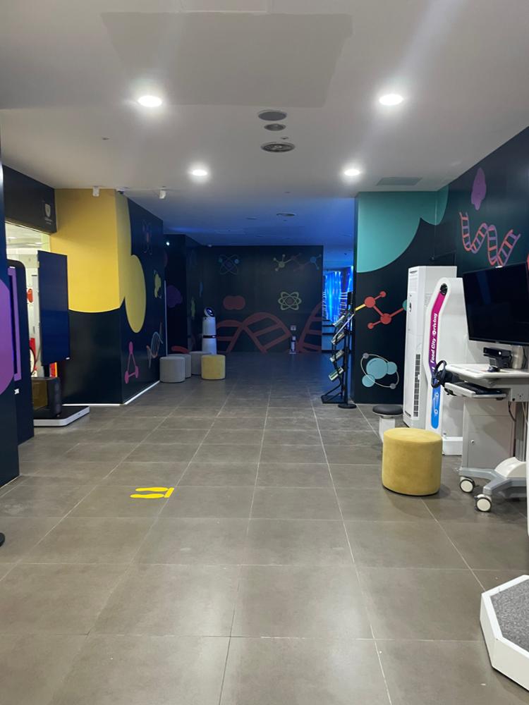 상월곡역 사이언스 스테이션 미디어 아트존 내부