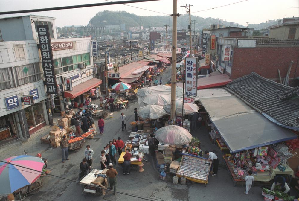 길음시장 노점상 전경(3)