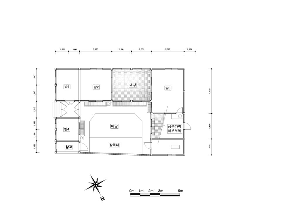 정릉1동 178-61 수리 전 평면도