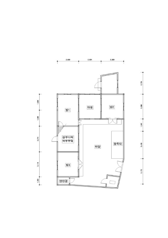 길음동 919-67 개조 전 평면도