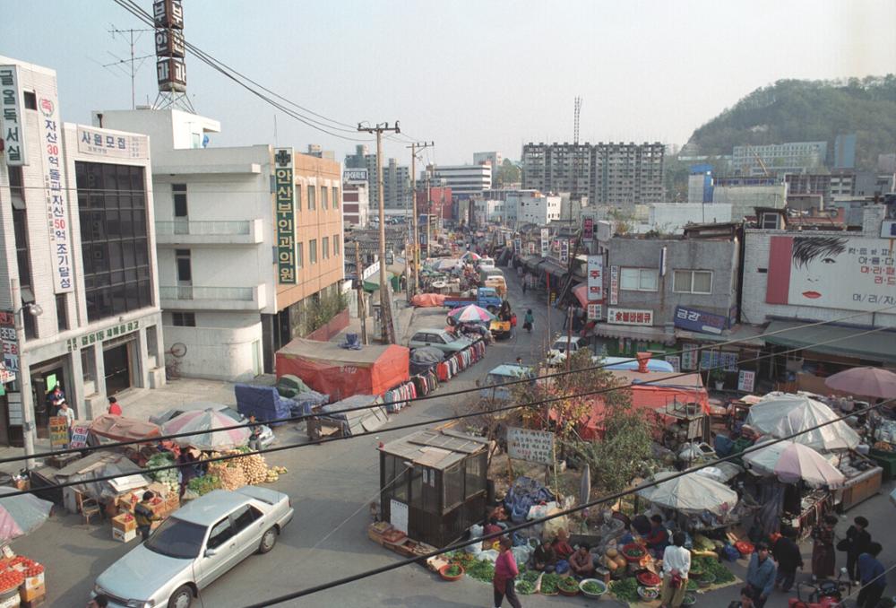 길음시장 노점상 전경(1)