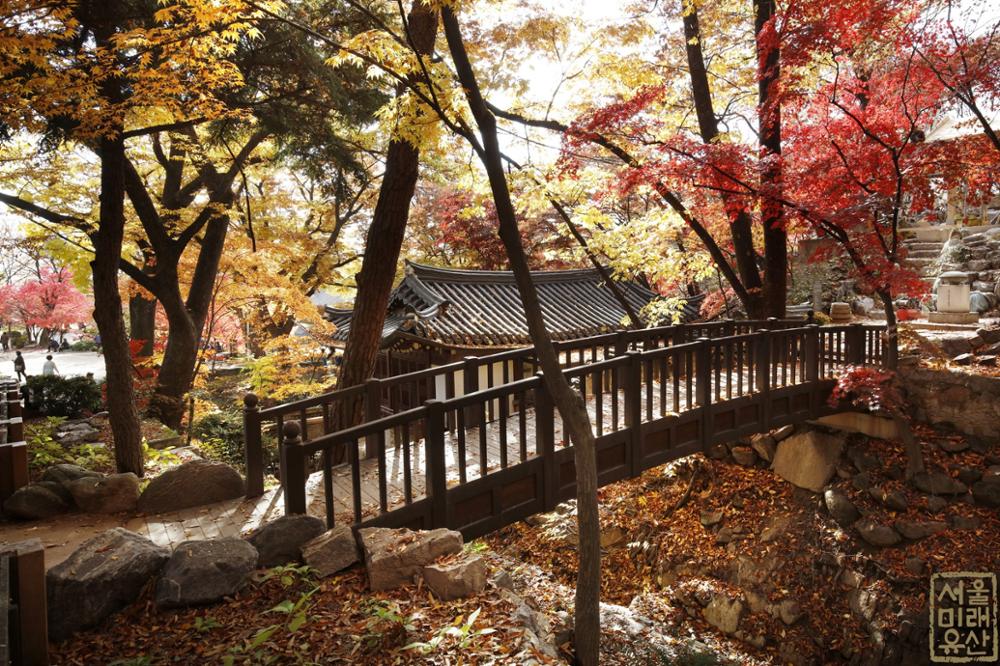 길상사(구 대원각) 내부 다리