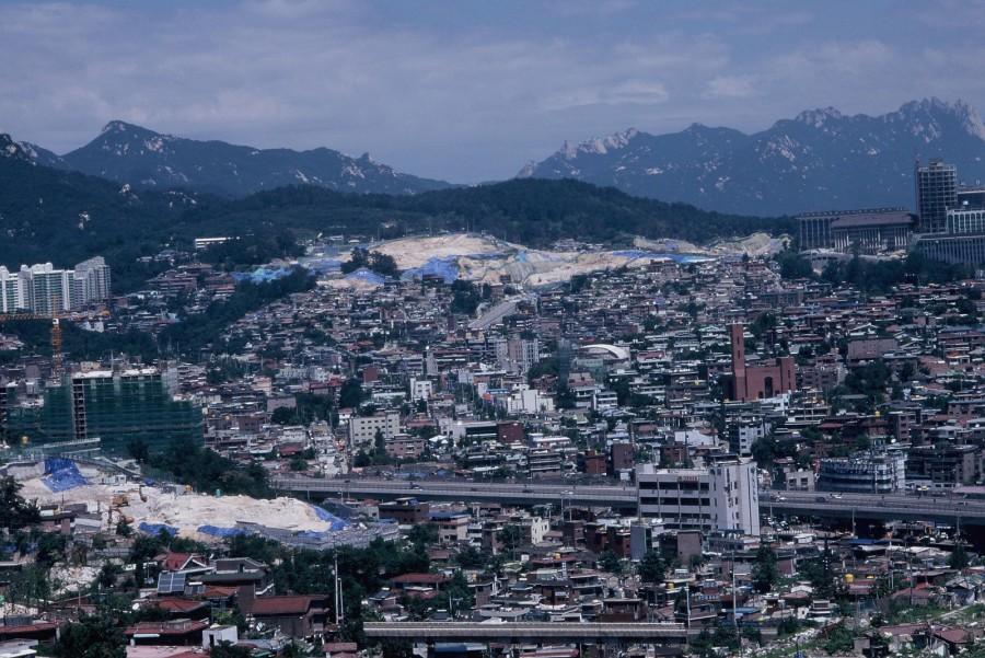 해오름한신한진아파트에서 본 정릉동(1)