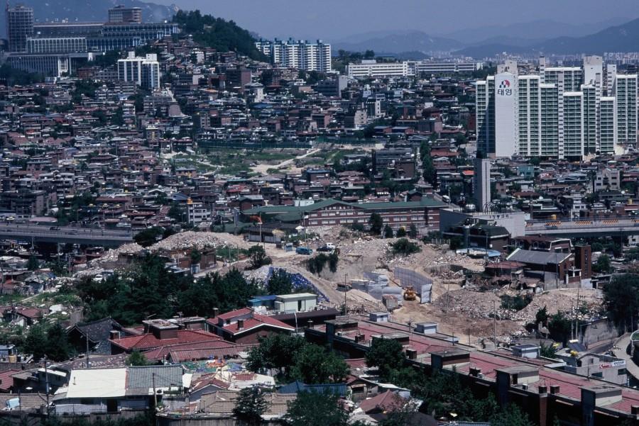 해오름한신한진아파트에서 본 정릉동(3)