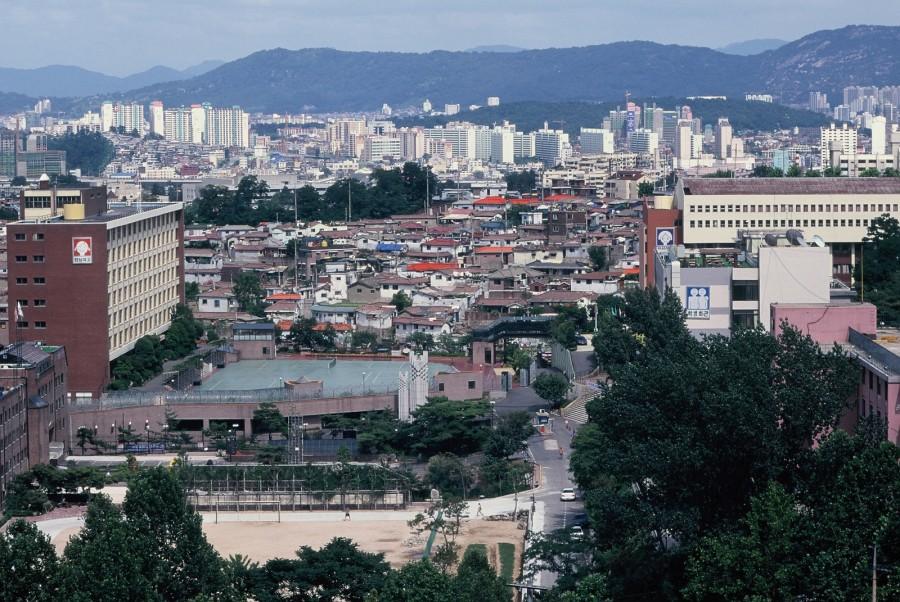 삼선동 일대와 한성대학교, 한성여중·고