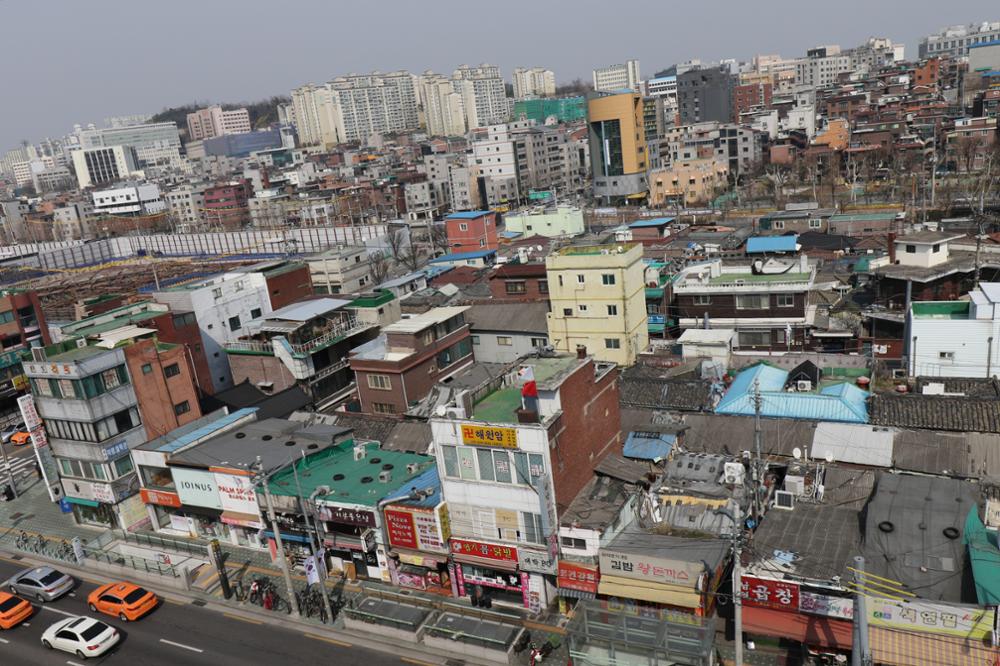 보문 제5구역 재개발 지역 전경(1)