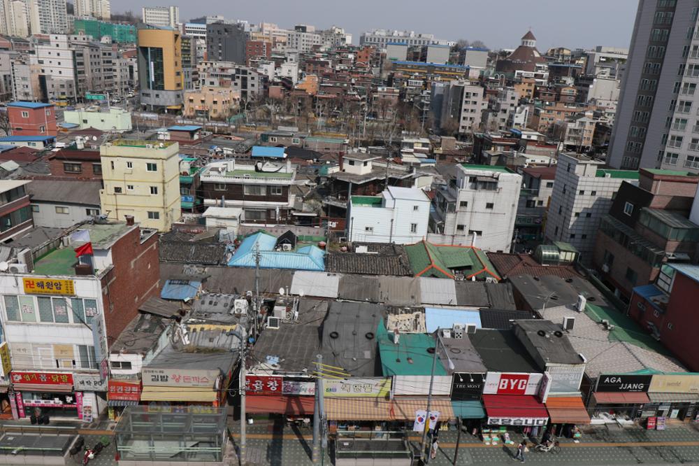 보문 제5구역 재개발 지역 전경(2)