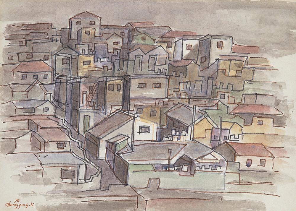 김종영, 「삼선동 풍경」, 1976