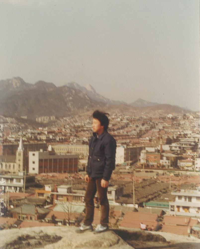 정릉교회와 숭덕초등학교가 보이는 정릉동 일대(1989)