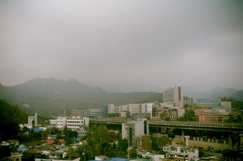 스카이아파트에서 바라 본 국민대학교