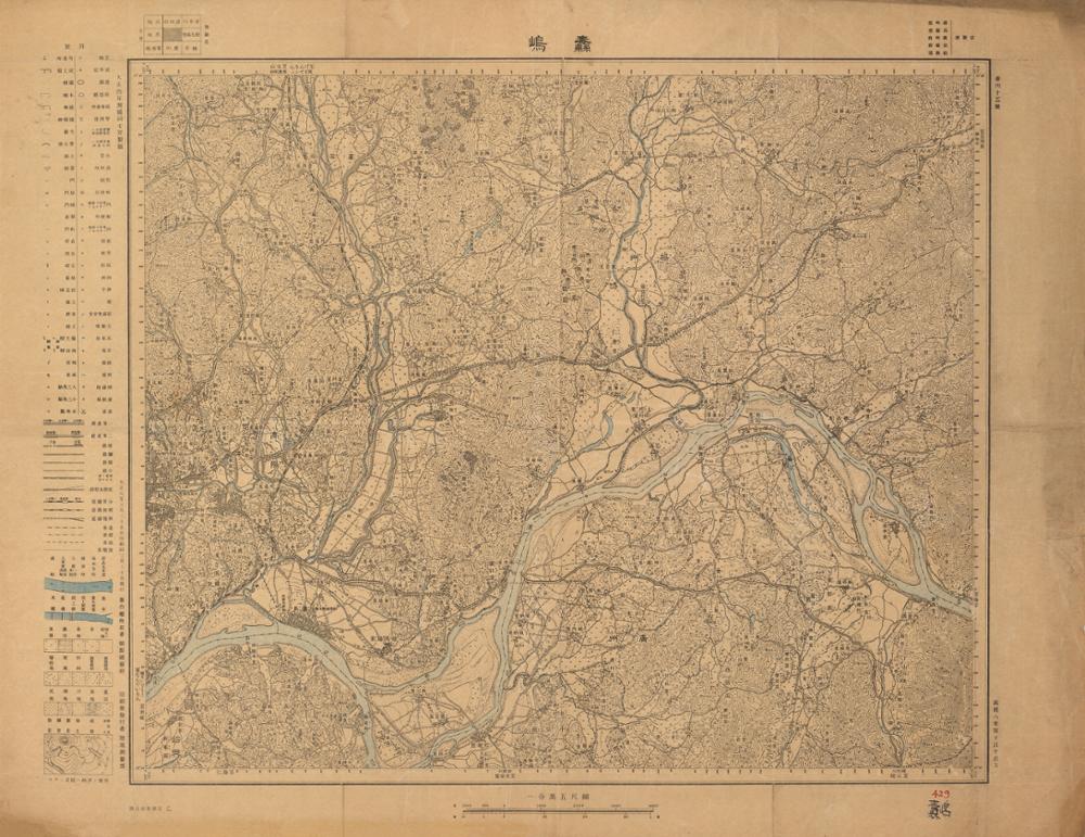 1915년 춘천15(독도) 지도