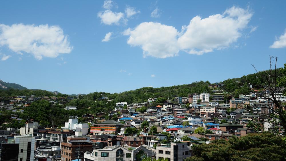 북정마을에서 바라 본 성북동 일대(1)