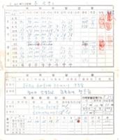 제2회 성북구 민간기록물 수집 공모전_장위국민학교 생활통지표(2)