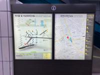 성신여대입구역 역이용 및 비상대피안내도, 주변지역안내도