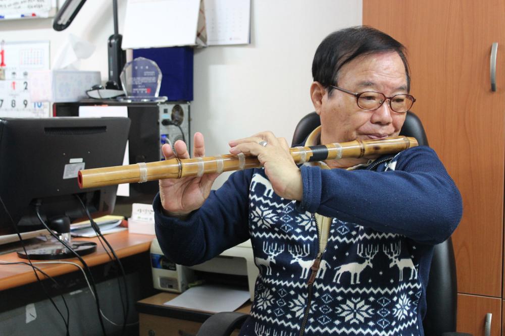 대금산조 예능보유자 이생강